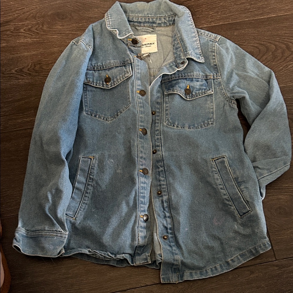 Banana Republic Light Blue Denim Jacket